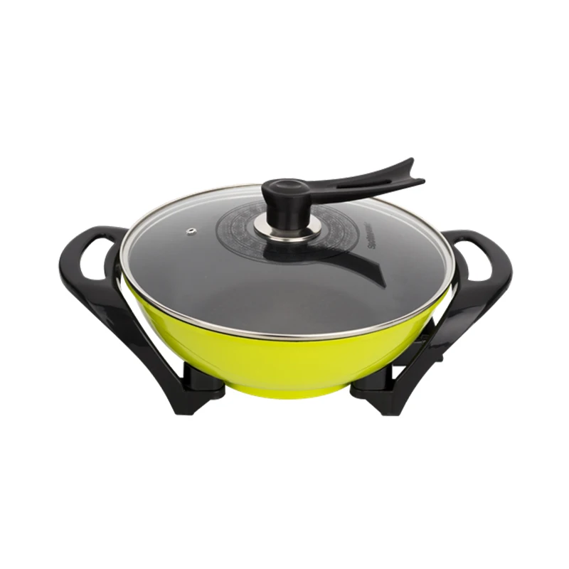 
Temperature control Aluminum Die Cast cookware electric boiling pan 