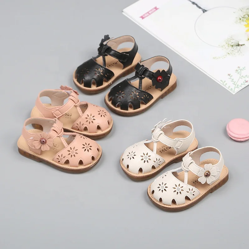 
Spring Summer Kids 0-1 Year Old Princess Newborn Baby Girls Soft Sole Princess Dress Shoes Flower Sandals 