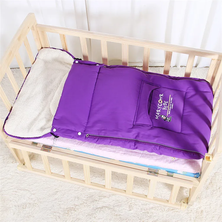 New Born Luxury Baby Stroller Sleeping Bag Baby kids Warm Clothing Winter Thermal Infant Blanket