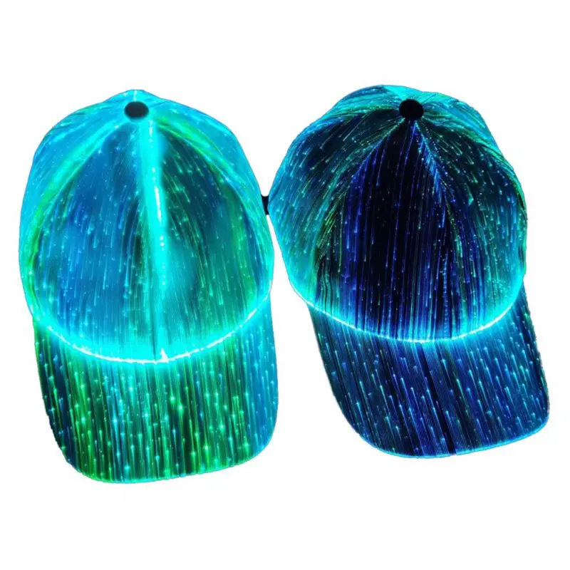 Led Cap Luminous Baseball Hat 7 Colors Glow Hat For Men Women Usb Charging Light Up Caps For Party Club