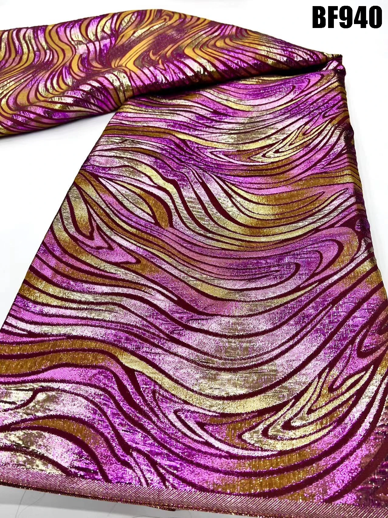 Supoo 2023 New arrival Luxury latest gradient jacquard brocade fabric for dresses beautiful brocade for wedding for party