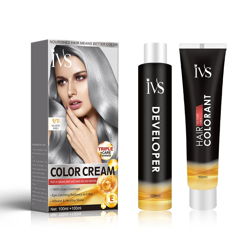 IVS China Professional Hair Dye Product Factory Price Salon Use Wholesale Hair Color Cream with No Ammonia Hair Dye Brands