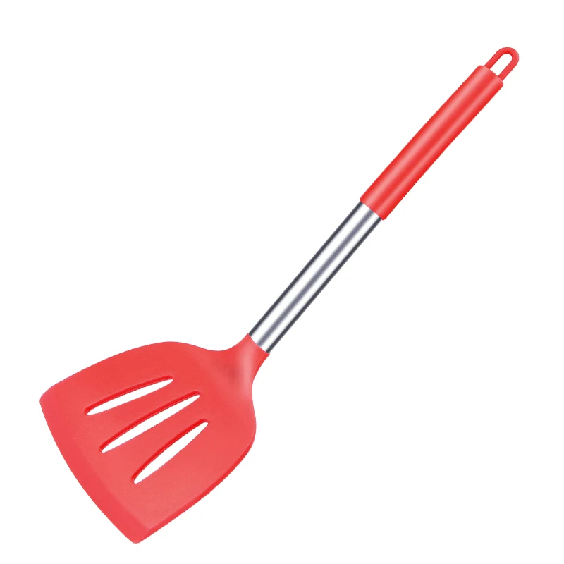 35*11 8 см кухонная утварь с прорезями силиконовая для жарки рыбы Тернер приготовления шпателей шлицевая