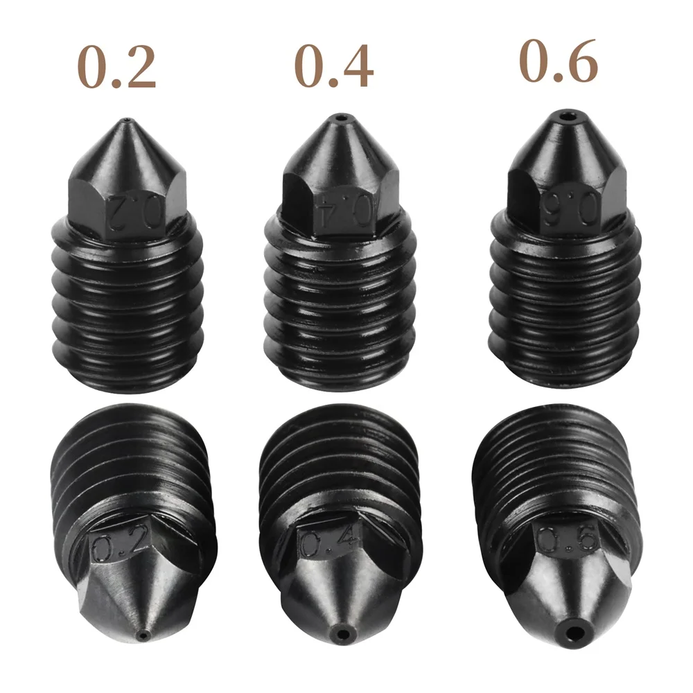 Модернизированный комплект Hotend для Bambu Lab X1/P1P высокотемпературный 500C закаленная сталь 0 2/0 4/0 6 мм сопло экструдера