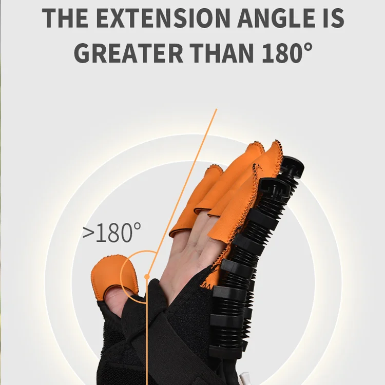 Upgraded Heating Rehabilitation Training Robot Gloves with Voice Prompts Stroke Hemiplegia Hand Function Recovery Finger Trainer