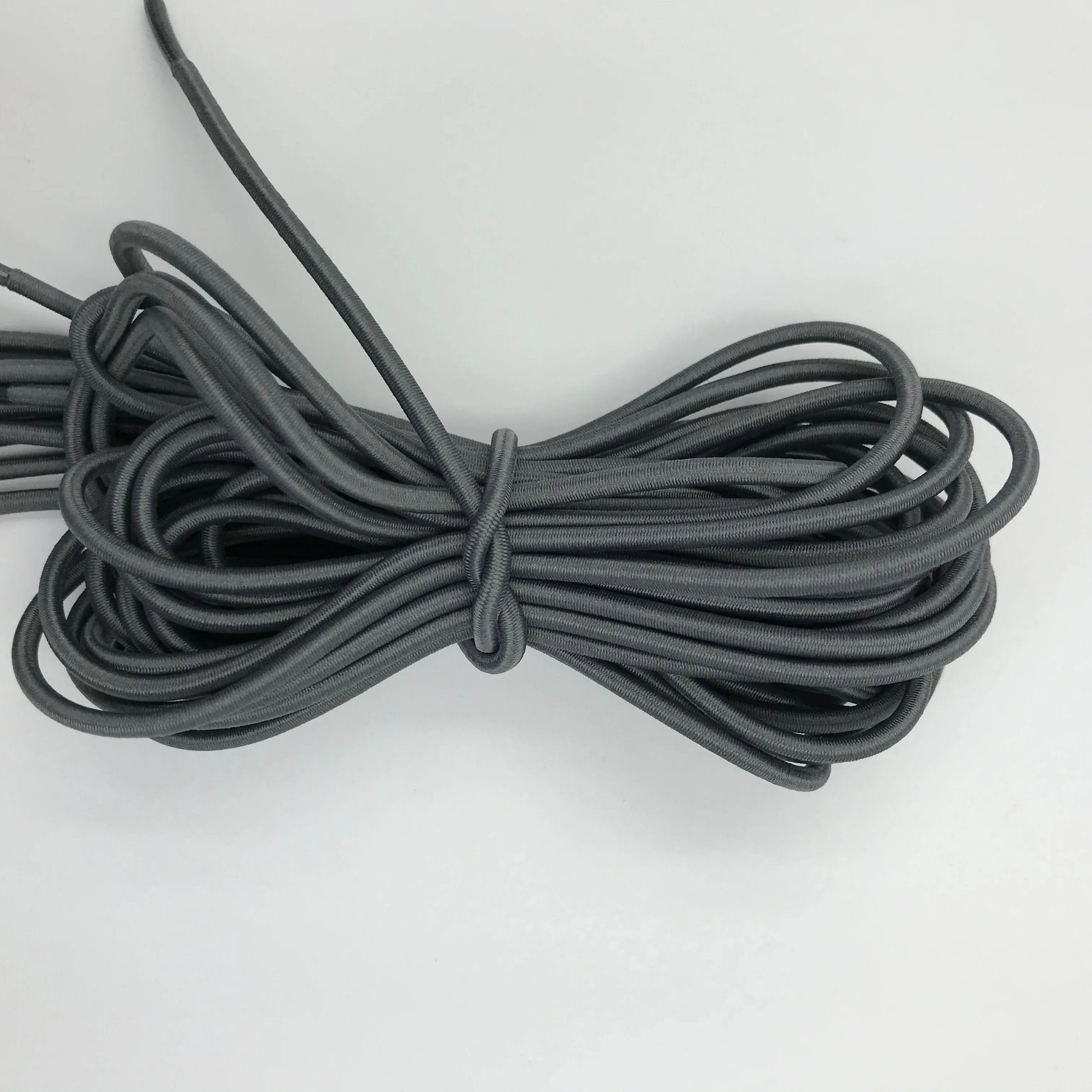 3mm round elastic flexible rubber rope & cord Supply High Stretch Garment Elastic Cord