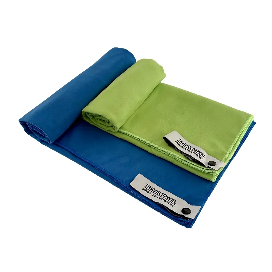 OEM Customer Logo Microfiber Suede gym Quick Dry Sports Towel