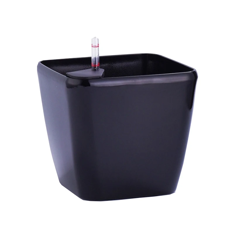 cheap glazed flower square plant pot plastic pot