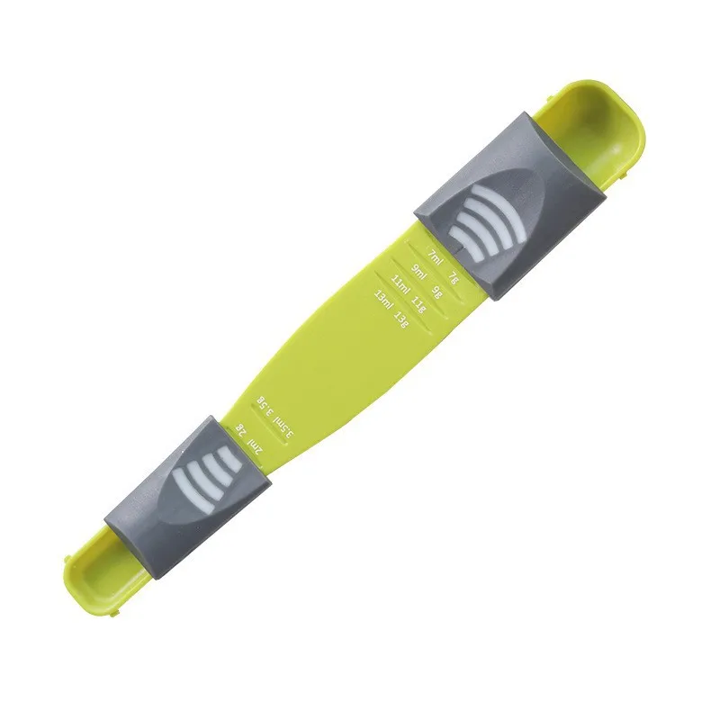 Kitchen Adjustable Measuring Spoon Double End Adjustable Scale For Dry Liquid Ingredients Cooking And Baking Tools