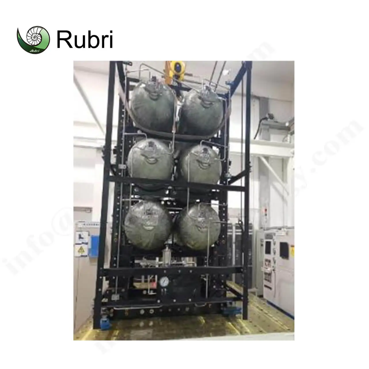 140L Vehicle-Carried Hydrogen Gas Tank 35MPa Hydrogen Storage Cylinder for fuel cell buses/trucks