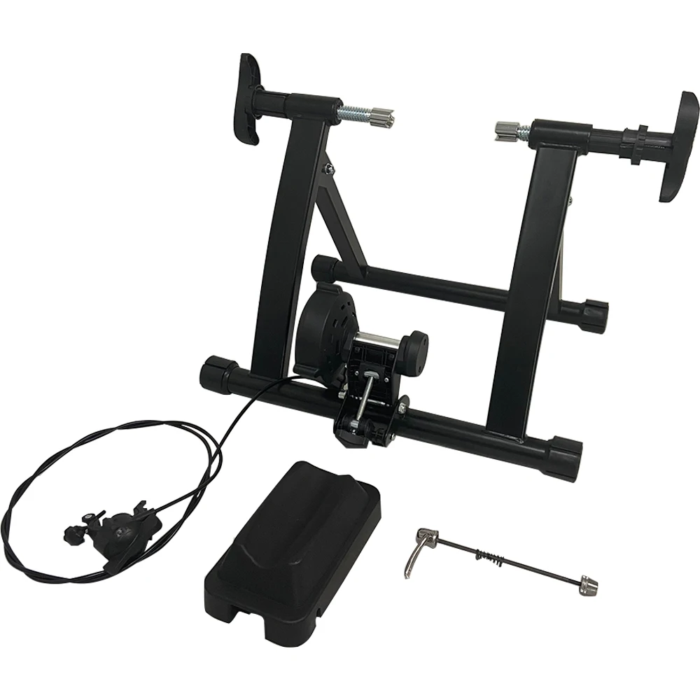 Indoor Cycling Stand Exercise Fitness Noise Reduction Folding Magnetic Bicycle Trainer