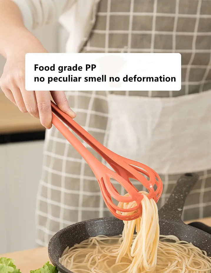 Лидер продаж новый дизайн красочный Многофункциональный взбивщик яиц 3 в 1 нейлон с щипцами для салата