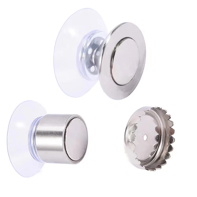 Metal Stainless Steel Wall Mounted Magnet Soap Dish Holder Bathtub Soap Accessories Suction Cup Soap Holder