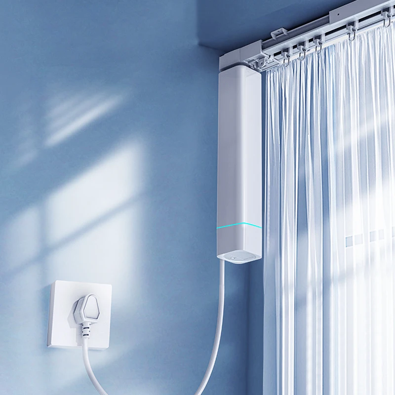 Tuya Automatic Curtain Track Tuya Intelligent Automation Curtain Motor Low Noise Motorized Blinds Remote Smart Curtain Opener