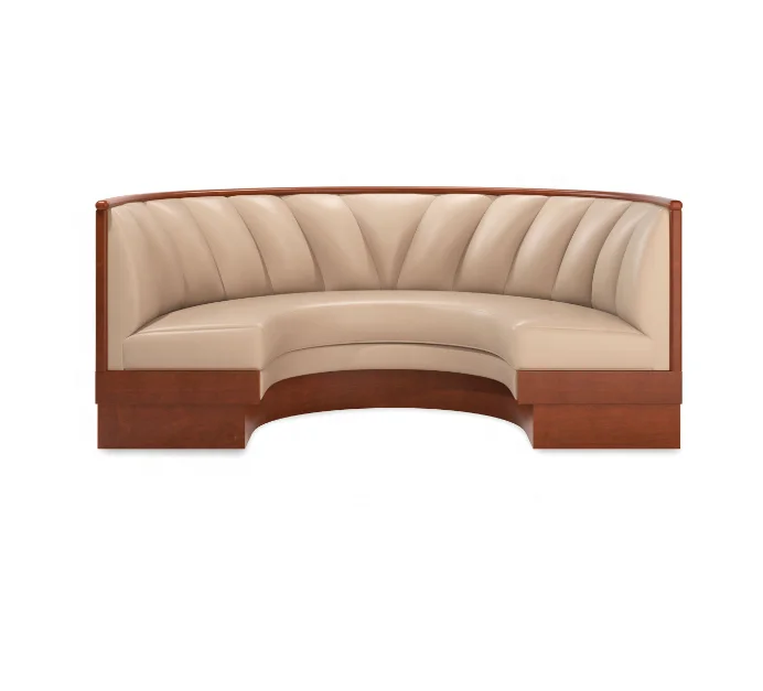Hot sale U shape custom elegant night club booth sofa