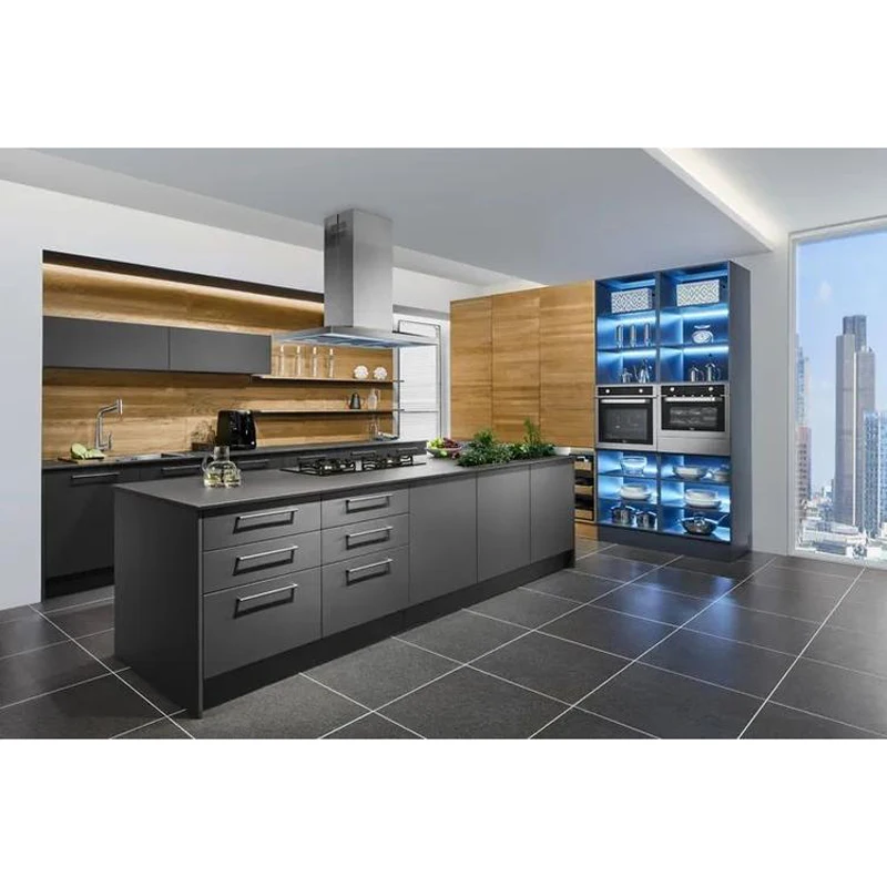 Modern Minimalist Stylish Custom Multifunctional Kitchen Cabinet Kitchen+cabinets Kitchen Furniture