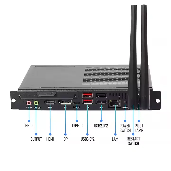 Заводская цена 13-й i5-1335U/I7-1355U модуль дисплея процессора 6K wifi6 RS232 OPS PC компьютер для учебных классов