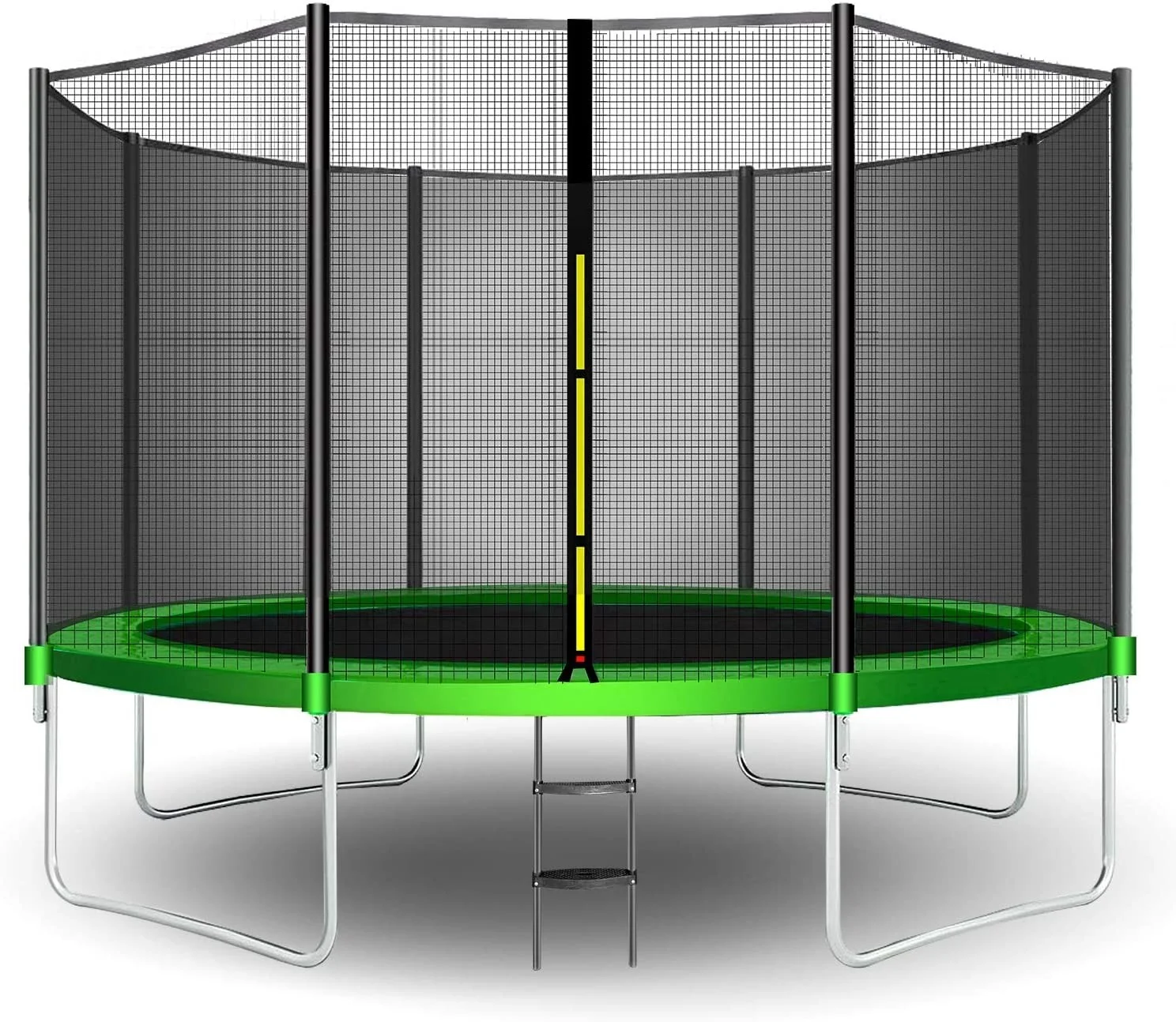 Nanjian 6ft 8ft 10ft 12ft 14ft 15ft 16ft Big Garden Round Outdoor Trampoline With Enclosure Safety Net for sale