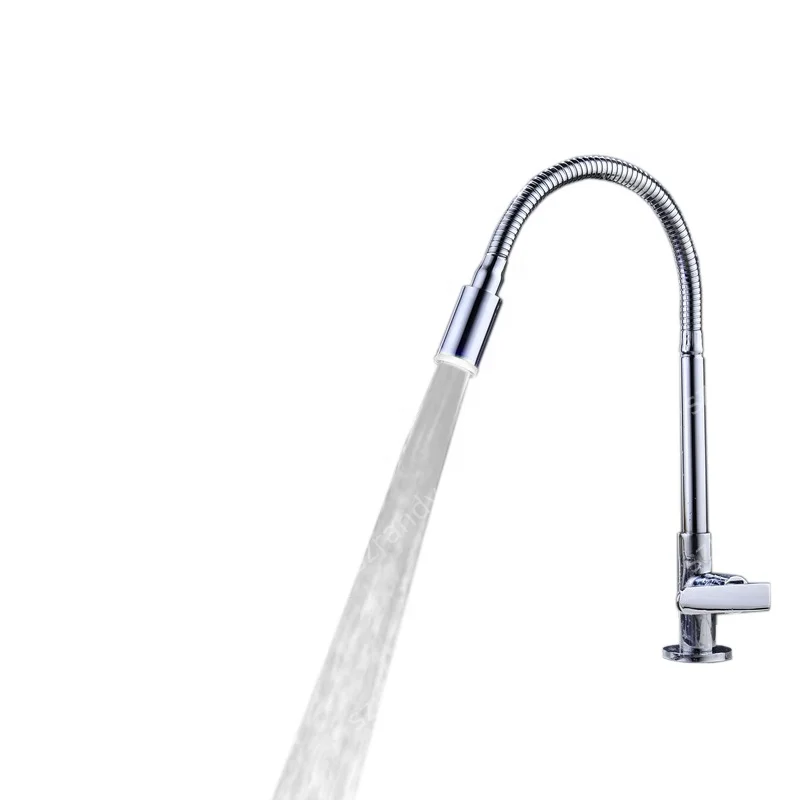 Single Red Color Aquarium Aerator with LED Waterfall Tap