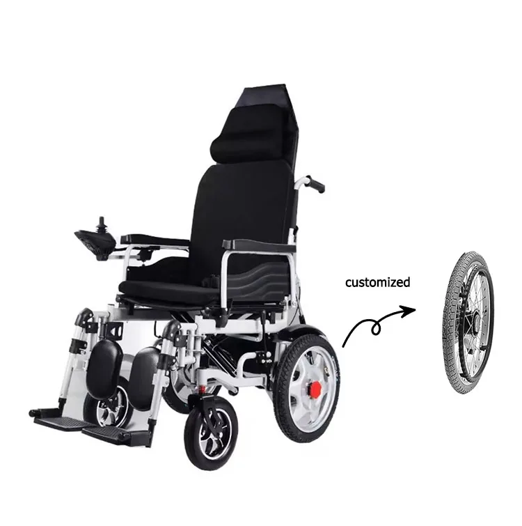 Hot Selling cheap wheelchair power Portable Wheel Chair Foldable Reclining electric wheelchairs for disabled