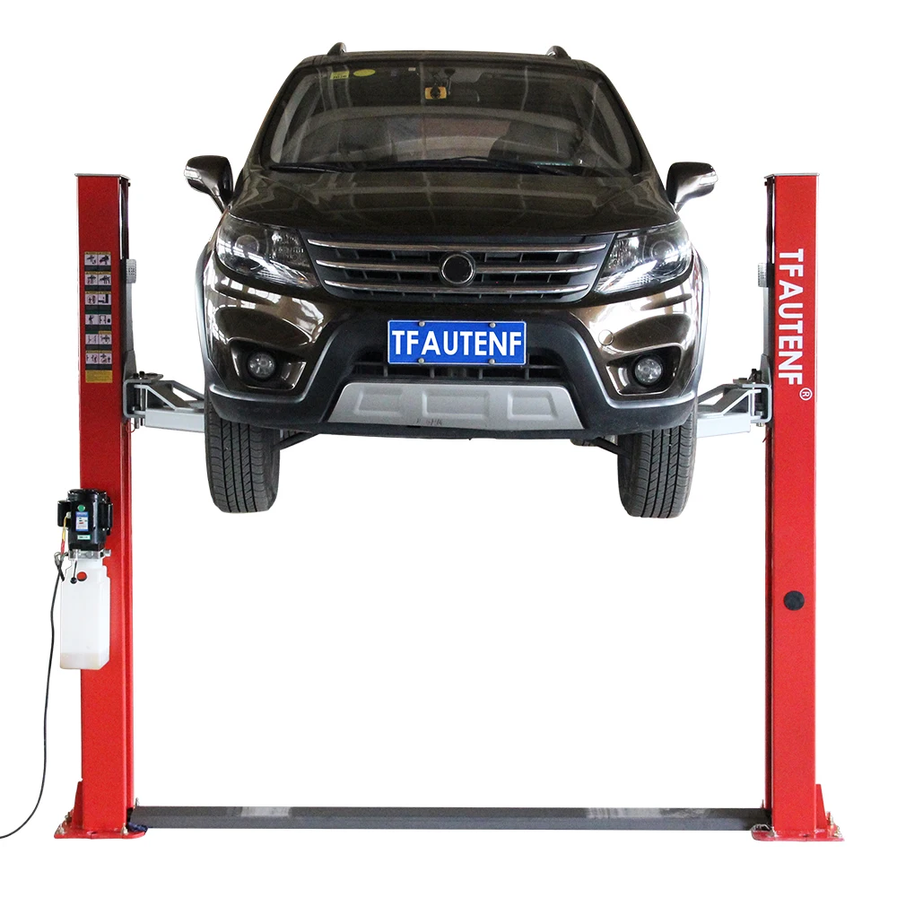 AUTENF 4 tons Hydraulic Two Post Car Hoist Hydraulic car Lift 2 post car lift for workshop garage use with ce
