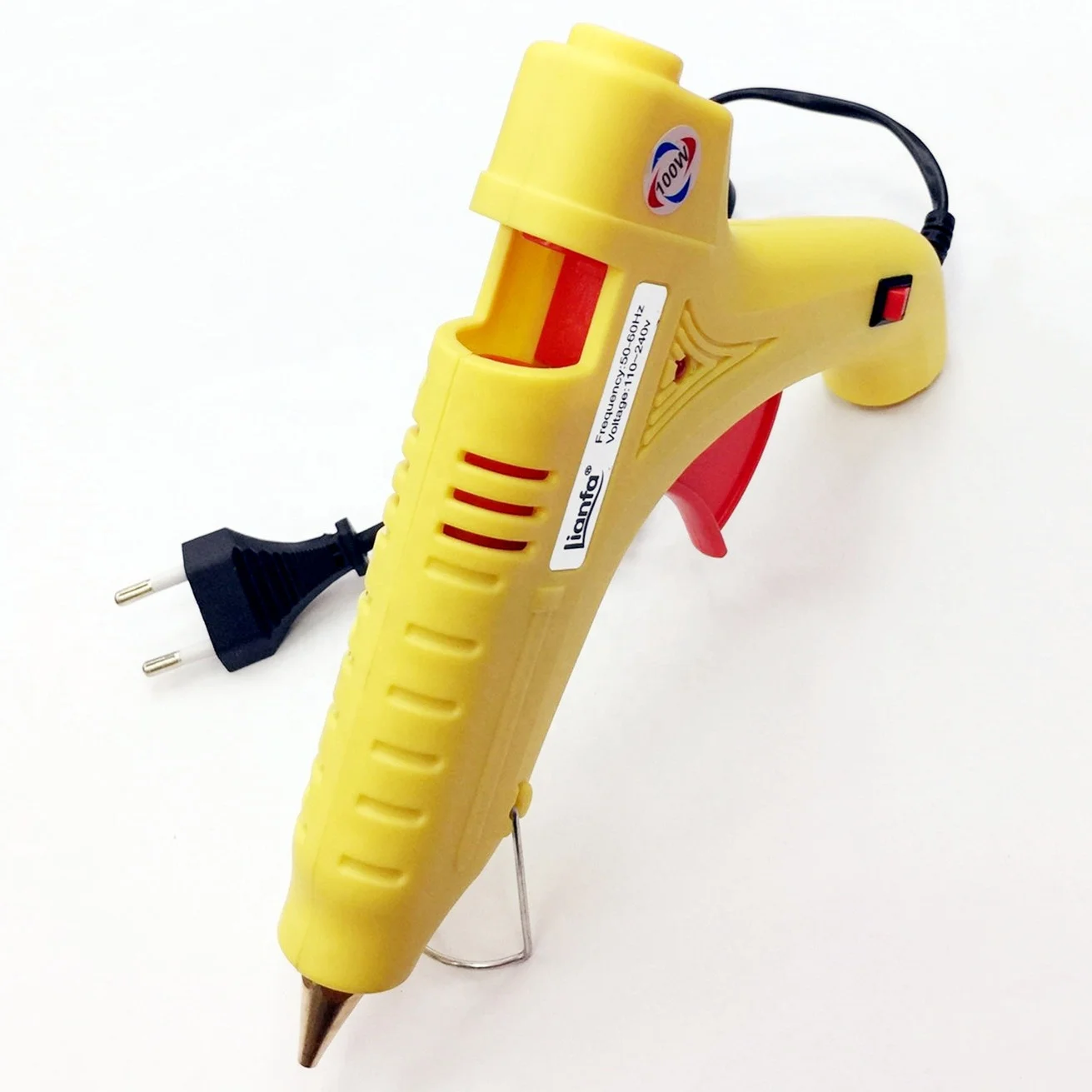 big power hot melt glue machine with copper nozzle factory use glue spreading machine with switch