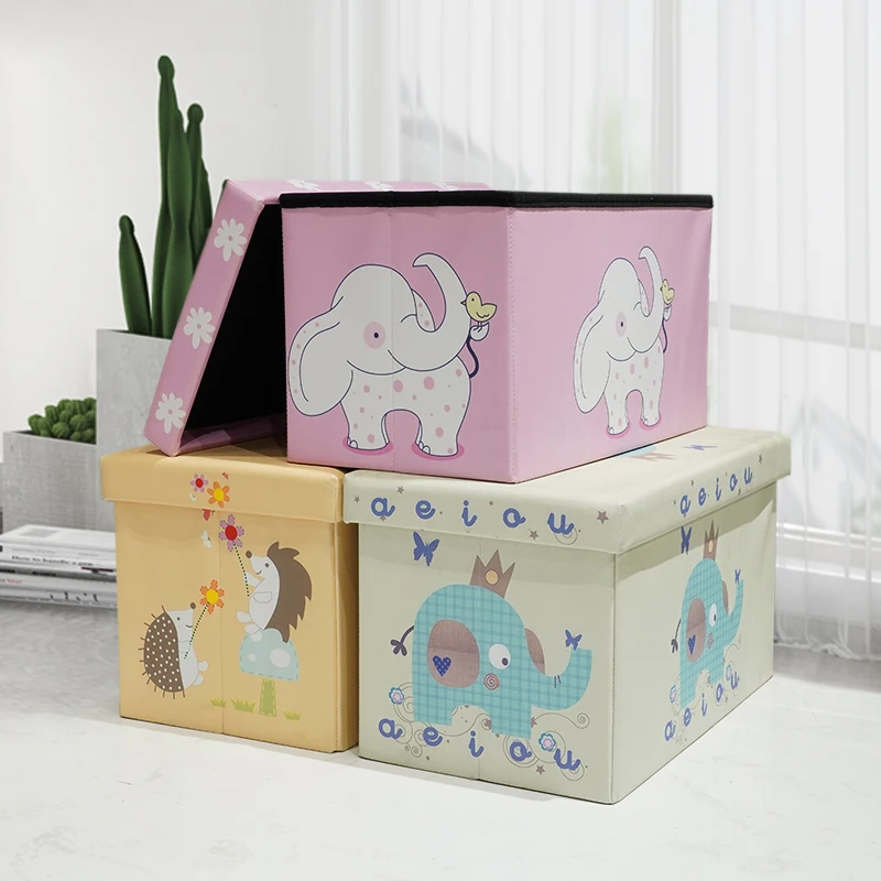 Современный складной квадратный оттоманка из ПВХ и кожи 2021, Высококачественная мебель для гостиной, табурет