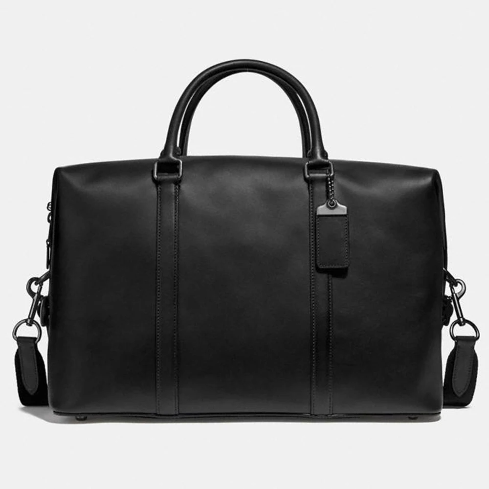 Custom Vegan PU Leather Mens Gym Duffel Bag Casual Travel Duffle Bag For Men