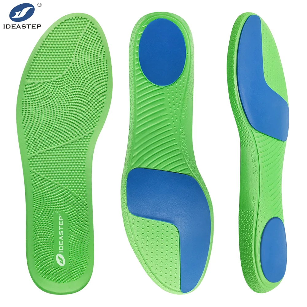IDEASTEP Comfortable Performance Elderly Lightweight Breathable High-rebound Shock-absorbing Textured Eva Poron Jump Insoles