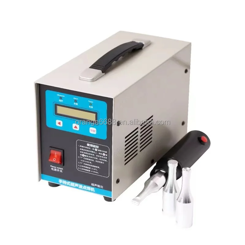 800W 1200W 2815Z Handheld Ultrasonic Spot Welder Machine for Chicken Manure Belt PVC