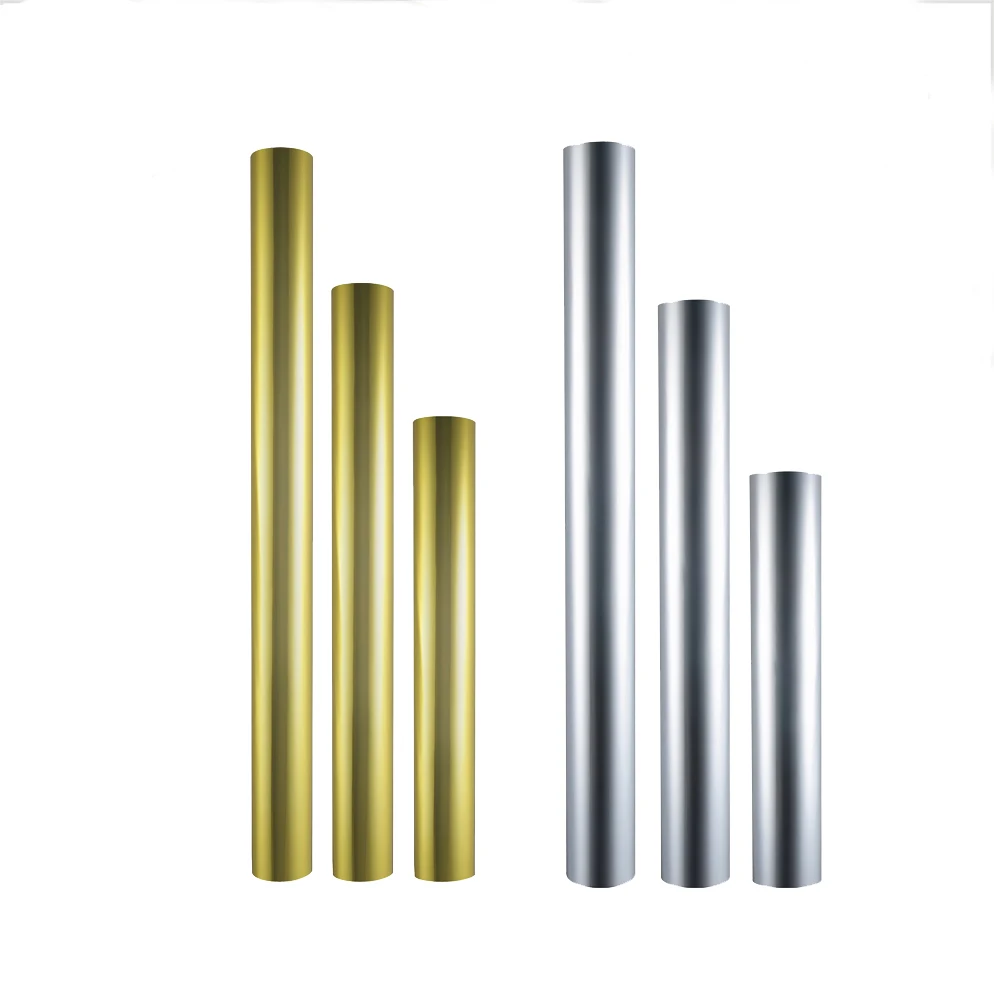 A Series no cracking metallic gold foil for lamination on paper leader glass