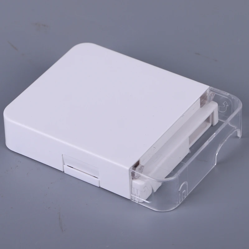 2 Core Indoor ABS Face Plate  for Applicable for FTTH Ftto and Fttd Network Wall Outlet FTTH Fiber Optical Termination Box