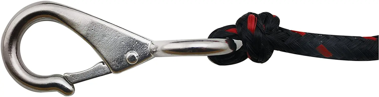 folding anchor kayak and paddle board anchor kit with buoy and stainless steel snap