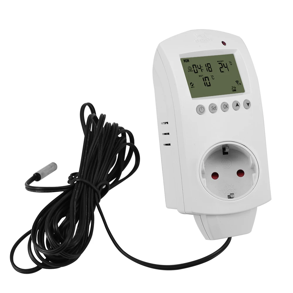 Wifi Smart home heater APP Voice control  Programmable  different standard socket thermostat for electric floor heating system