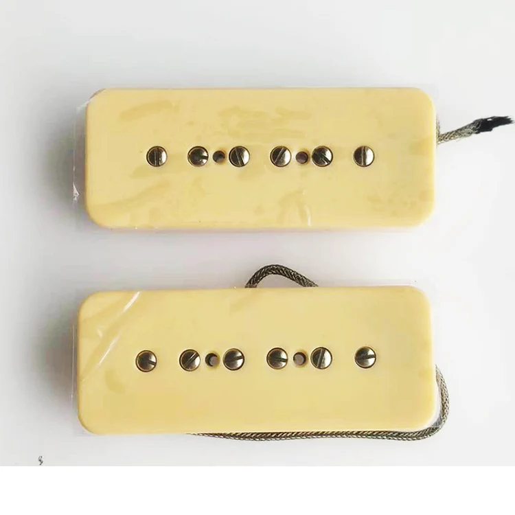Factory direct price Ivory ceramic magnet traditional single coil P90 soap bar guitar pickup