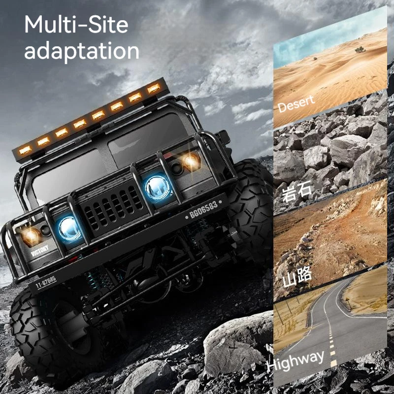 High Speed 4WD Crawler Alloy Metal Model SUV Waterproof Climbing Off Road RC Drift Truck Radio Remote Controller Car For Kids