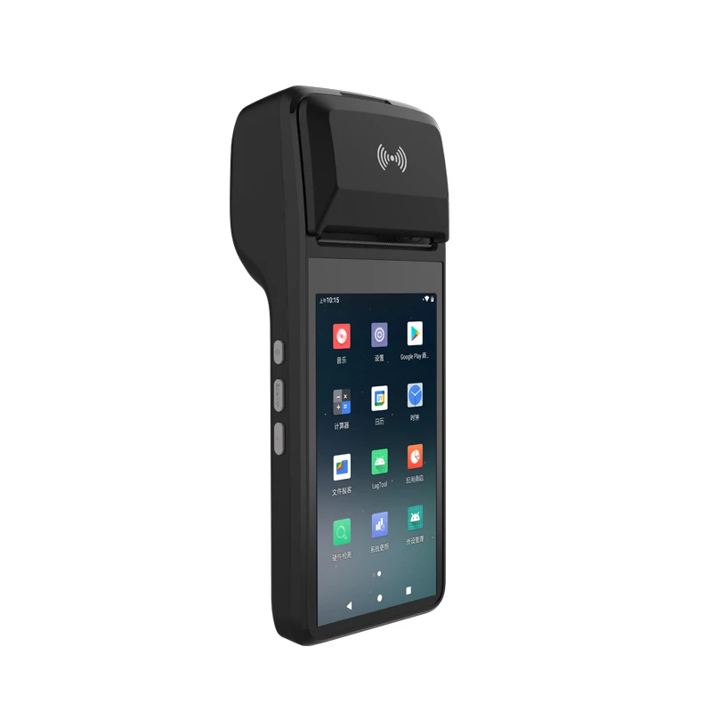 4G портативный POS Android 7 мобильные POS-системы со встроенным чековым принтером и сенсорным экраном 2 + 16G