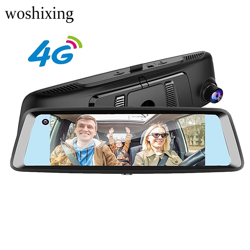 Car smart mirror Dashcam 4G interior camera videos cars babys drivers front camera gps tracking adas