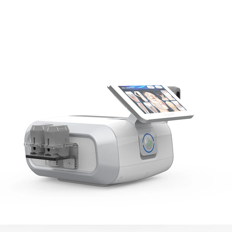 Portable 7d Hifu 4d 3 En 1 Face Lifting 12 Lines 8 Cartridges Mini Hifu Machine Anti Aging Korea 9d Smas 5d Hifu Machine Price