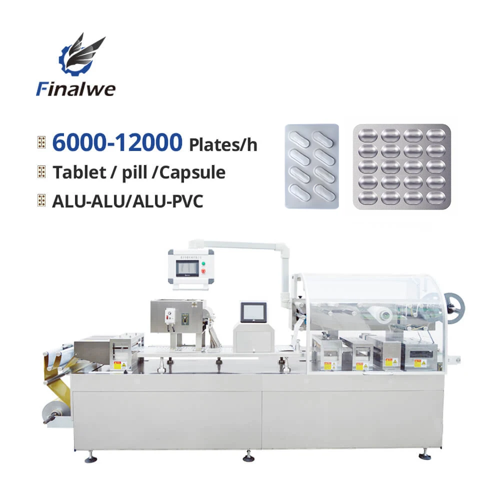 Finalwe Specialized Tablets and Capsules Aluminum Blister Packing Machine