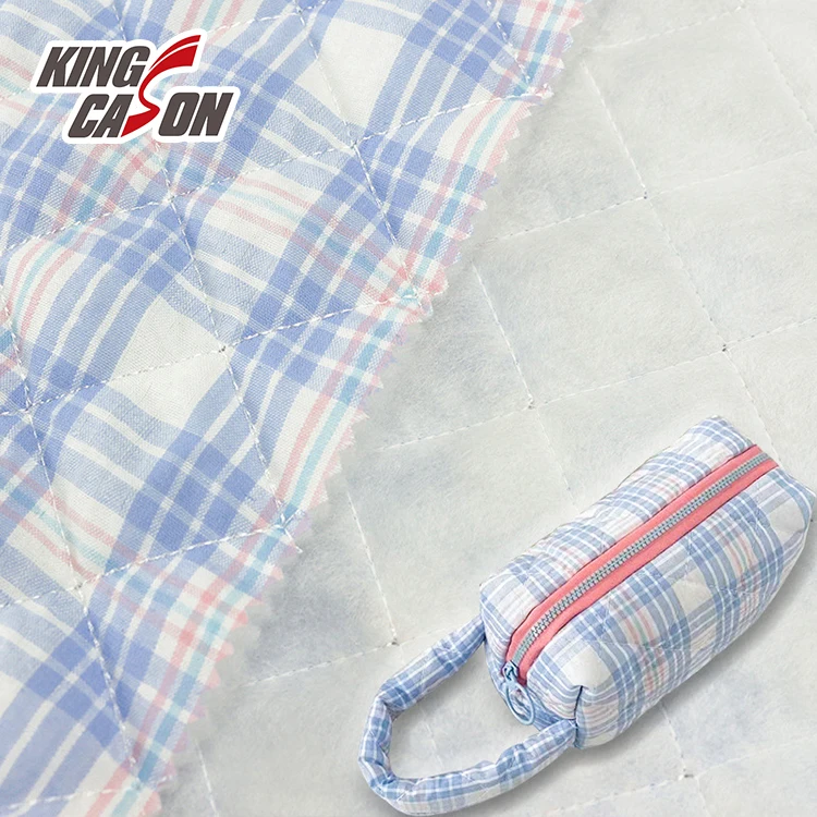 KINGCASON Chinese Manufacturer 100 Percent Polyester Macaron Color Customized Printed/Colors Quilting Fabrics For Home Textile