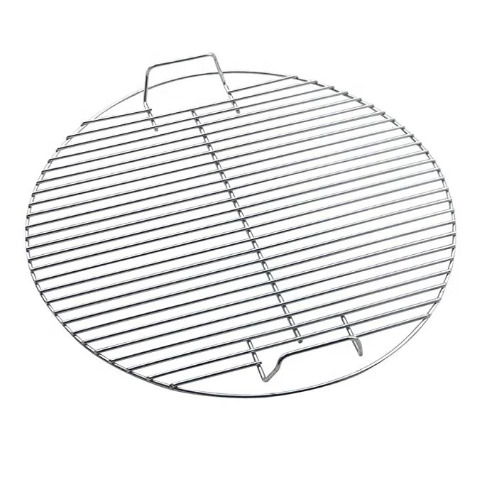 Portable Folding 50cm round Fire Pit Rack Stainless Steel Wire Mesh Grill Durable Metal Construction