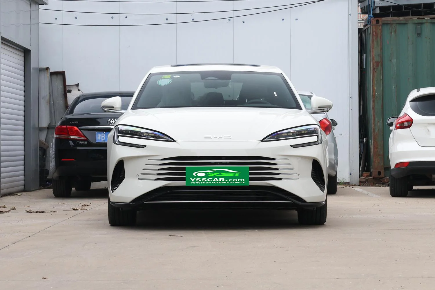 2024 BYD Haibao 07 DMI седан Бестселлер Подержанный гибридный автомобиль с быстрой доставкой левое рулевое автоматическое управление