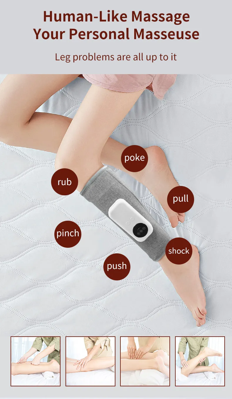 Wireless Heating Air Compression Calf Leg Massager