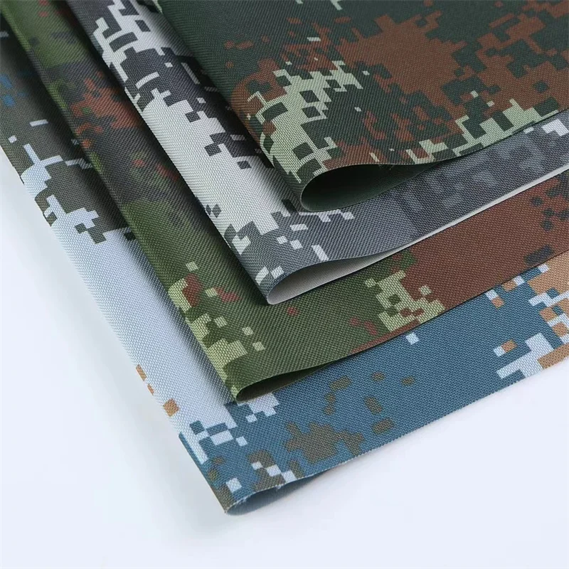 Polyester PVC Coated Camouflage Printing Oxford Fabrics