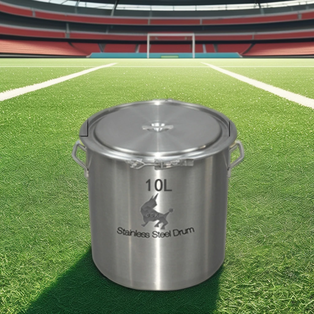 10 liters  Stainless Steel Pail with LI for Water Usage