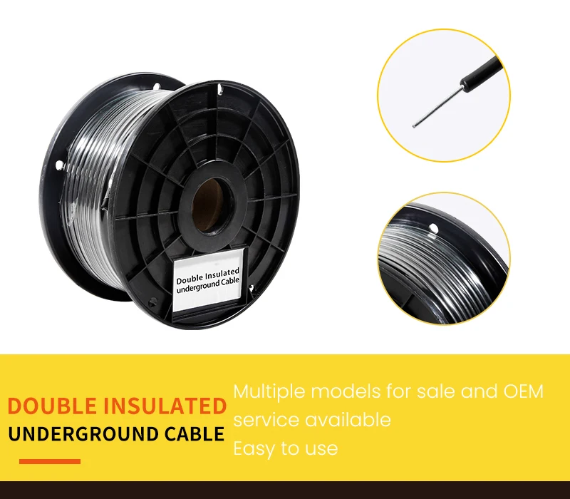 Lydite OEM Electric Fence Underground Cable Suppliers 15m Farm Double Insulated Underground Cable