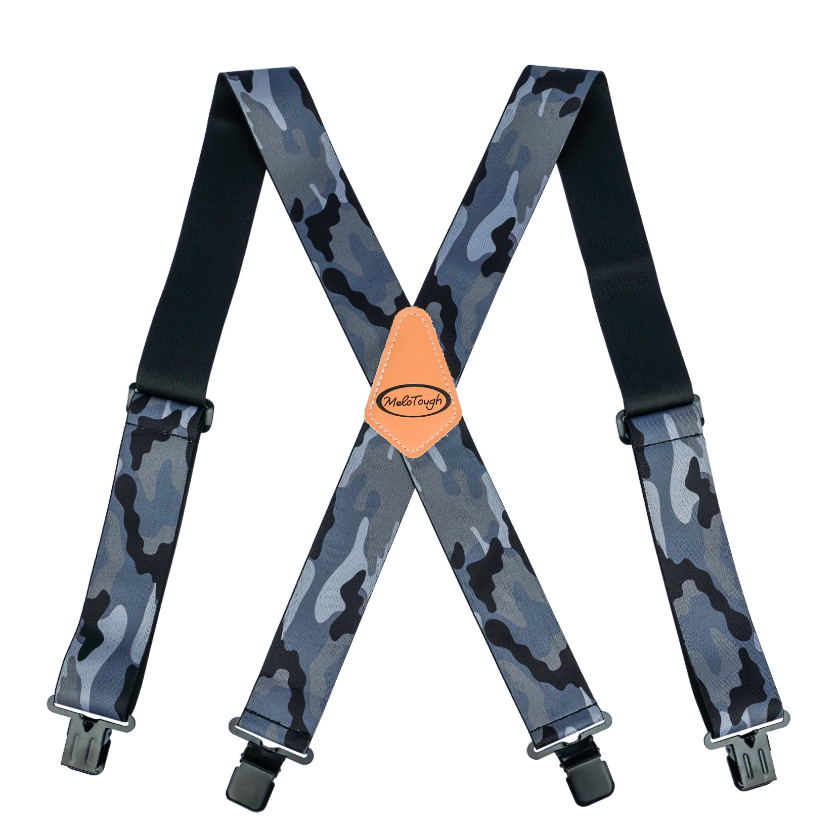 Мужские подтяжки melohard, полностью эластичные, 2 дюйма, широкие, сверхпрочные подтяжки для деловых людей