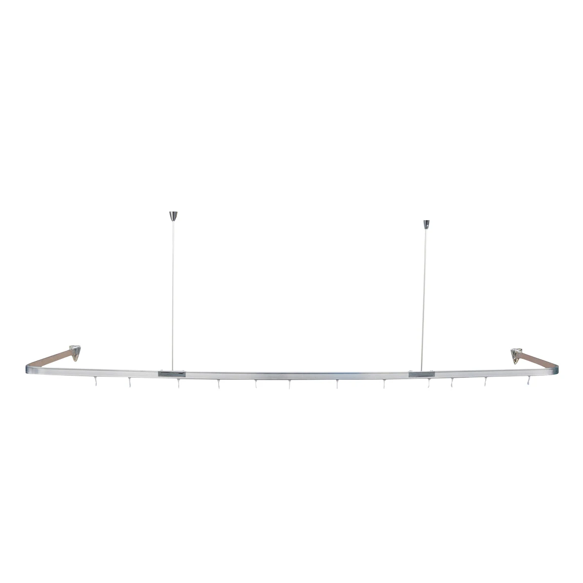 High quality flexible bendy rail  aluminum flexible adjustable shower curtain rod