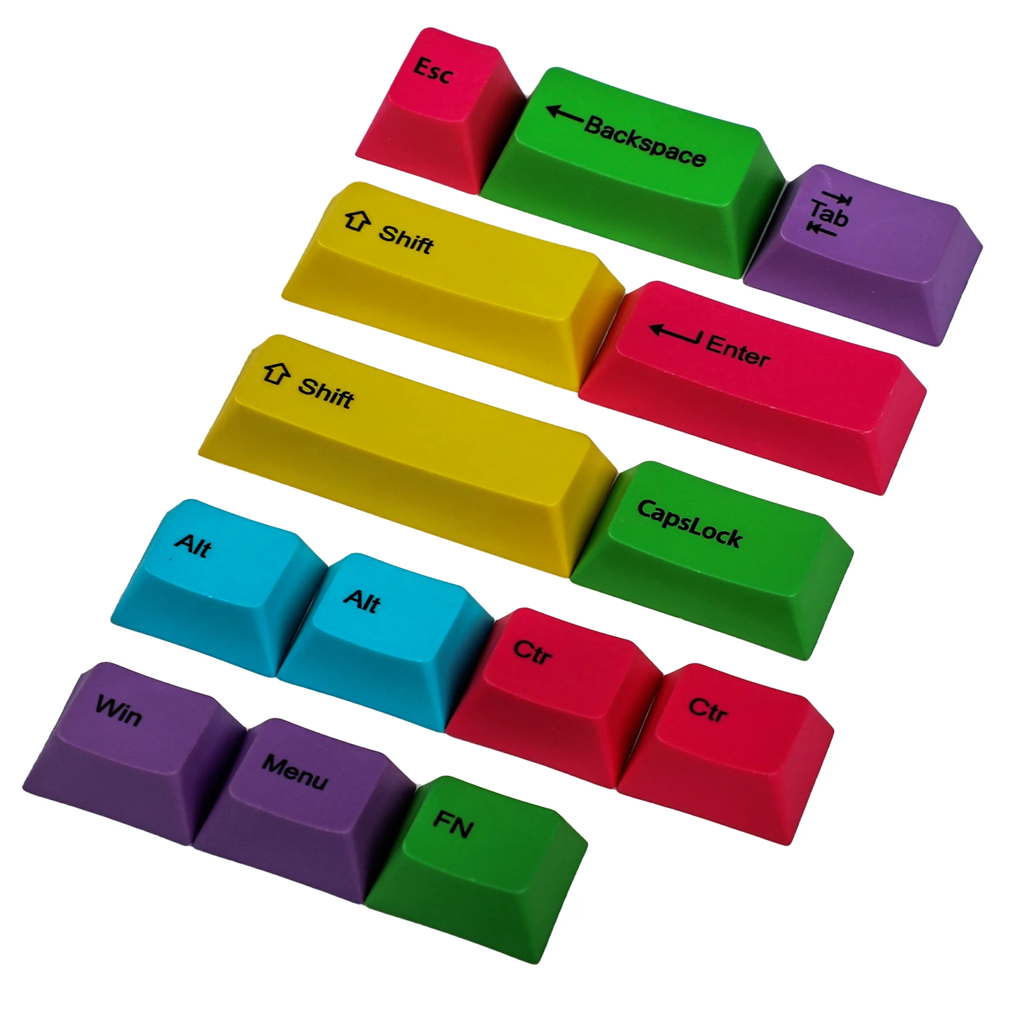 Factory to map custom RGB white profile modifier 30 keys PBT dye blank sub keys for Cherry MX mechanical keyboard